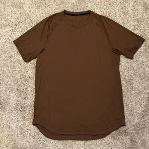 Lululemon Drysense Java Brown Short Sleeve Shirt Large